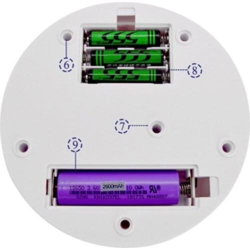 3 Speeds Electric Rotating Display Stand Mirror Turntable Jewelry Holder Battery GXMA