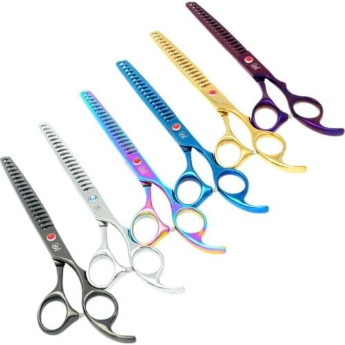7.0" Meisha 18 Teeth Pet Thinning Scissors JP440C Professional Pet Grooming Scissors Dog/Animals Fur Hair Cutting Tools , HB0032