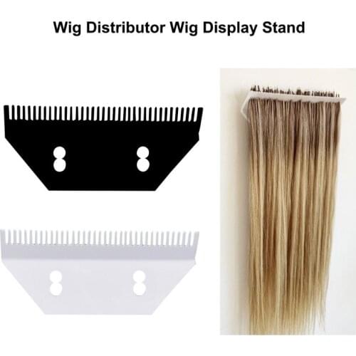 Acrylic Salon Hair Extensions Hair Strands Holder Plate Hanger for Hair Styling Hair Extension Display Stand Storage Bag