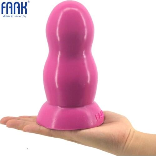 Big Anal Plug Silicone Huge Butt Plug Suction Booty Beads Dildos Women Man Masturbator Sex Products Anal Sex Toys Dilator