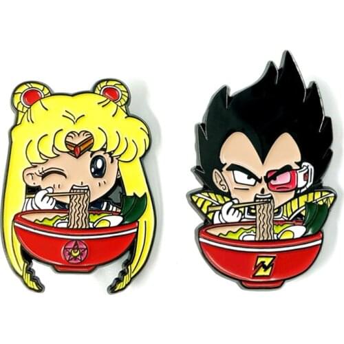 Cute Anime Boys And Girl Hard Enamel Pins Brooch Collecting Lapel Badges Men Women Fashion Jewelry Gifts Adorn Backpack Collar