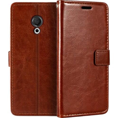 Case For Meizu M15 Lite Wallet Premium PU Leather Magnetic Flip Case Cover With Card Holder And Kickstand For Meizu M15