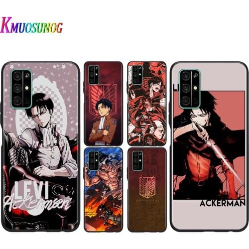 Silicone Cover Anime Japanese attack on Titan For Honor V30 View 20 V20 30i 30S 30 20S 20E 20i 20 Lite Pro Plus Phone Case
