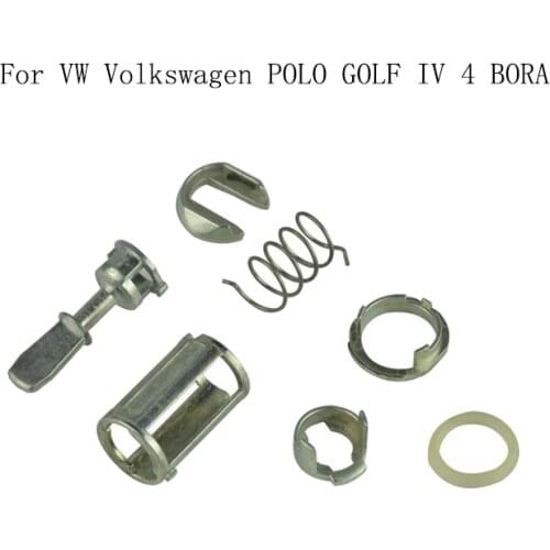 For VW POLO GOLF IV 4 BORA Car Door Lock Cylinder Barrel Repair Kit Front Left Right 1U0837167E