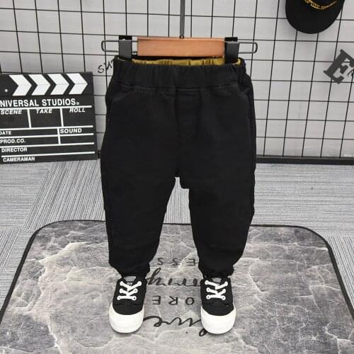 Childrens Tracksuit 2019 New Korean Baby Boys Casual Pants Kids Cotton Trousers Toddler Casual Sport Pants Toddler Boys Clothes