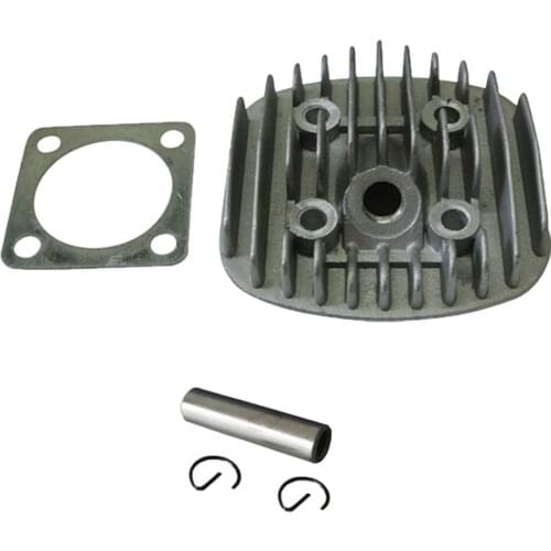 Cylinder Head & Pin Fits 49cc 66cc 80cc 2 Stroke Motorized Bicycle Engine