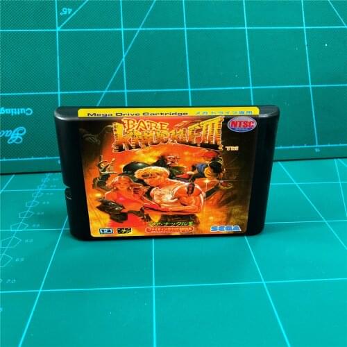 Bare Knuckle III 3 - 16 bit MD Games Cartridge For MegaDrive Genesis console