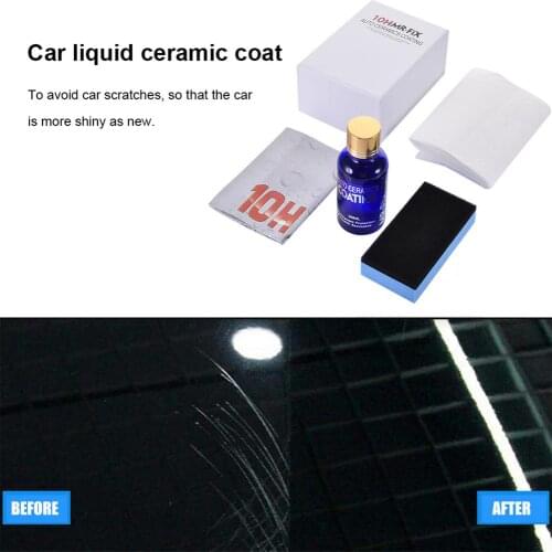 30ML 10H Liquid Glass Ceramic Car Coating Super Hydrophobic Nano Ceramics Car Paint Care Liquid Anti-scratch Durability Coating