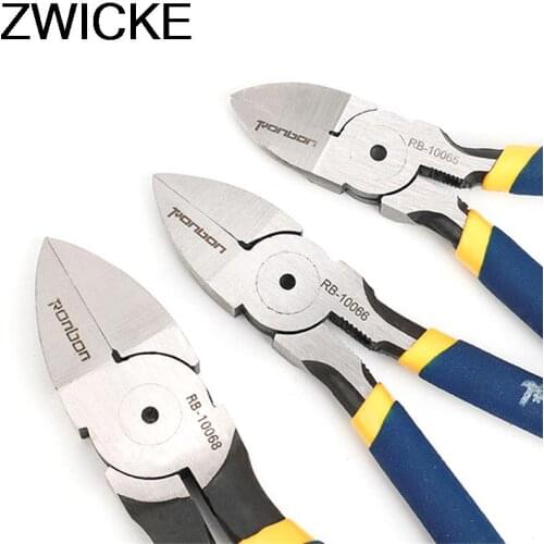 Diagonal Cutting Pliers 5 6 7 Inch Wire Stripping Tool Side Cutter Cable Burrs Nipper Electricians DIY Repair Hand Tools