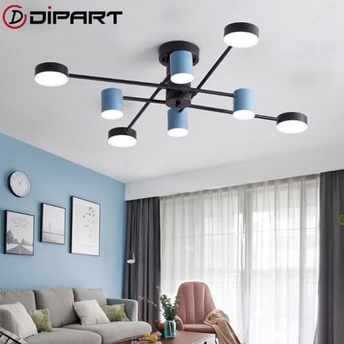 Modern Nordic LED Ceiling Chandelier lamp Living room Bedroom dining room kitchen Loft Black Branch Chandelier lighting fixture