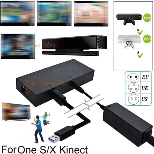 Newest For XBOX One S / X Kinect Adapter V2 USB Gesture Control Bending Move Sensor Movement for Xboxone S / X Kinect 2.0
