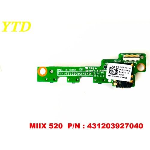 Original for Lenovo MIIX520 power button switch board MIIX 520 PN 431203927040 tested good free shipping