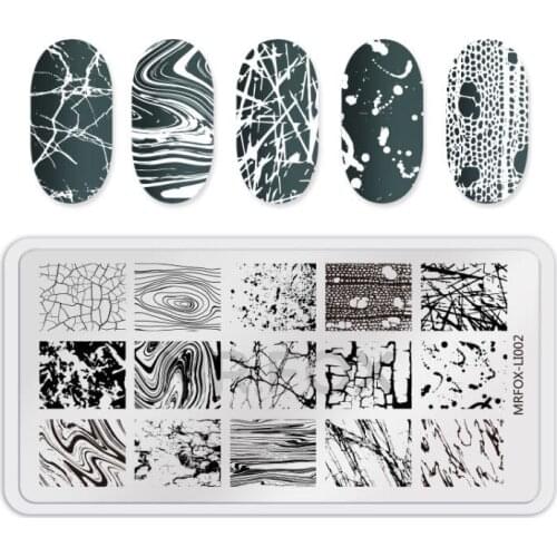 Nail Stamping Plates Nail Template 3D Animal Geometric Line Flower Image Stamp Nail Art Stamp Image Template
