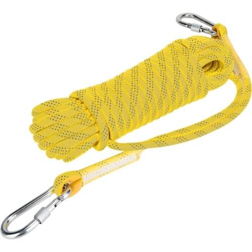 Outdoor Rock Climbing Escape Rope 10mm Diameter Safety Survival Cord Climbing Rope Hiking Accessories High Strength Rope Safety