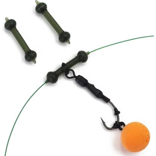 Carp Fishing Tackle Heli Rigs Chod Beads Rubber Sleeve for Helicopter Rig Line Protector Carp Fishing Feeder Rig Accessories Kit