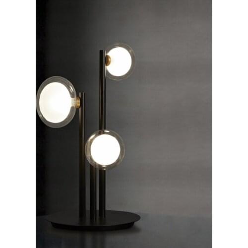 Nordic Glass Ball Table Lamp Modern Led Standing Desk Lights for Living Room Bedroom Bedside Lamp Reading Home Decor Fixtures G9