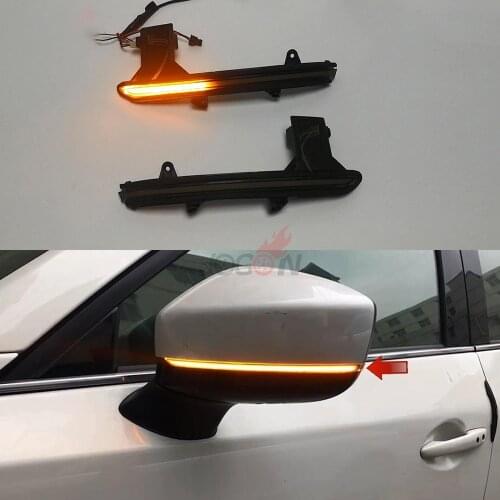 LED Dynamic Turn Signal Light For Mazda CX-5 KF CX-8 2017-2019 CX-9 TC Side Mirror Rearview Indicator Sequential Blinker Lamp