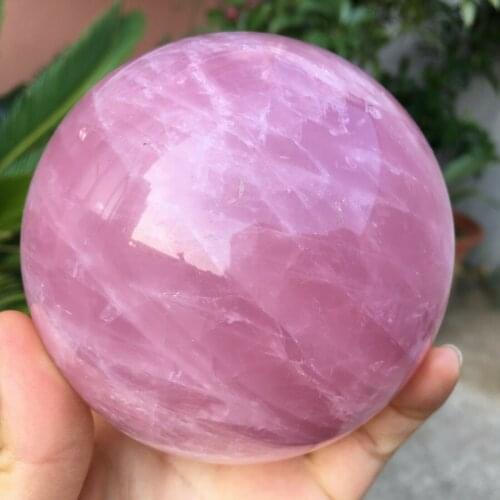 90-100mm Natural rose crystal ball Crystal crystal healing