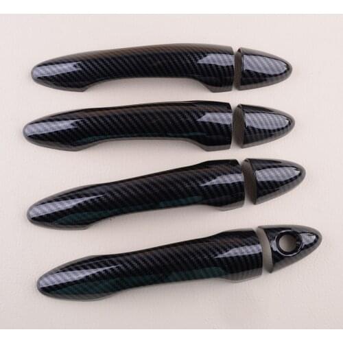 High Quality 8Pcs Black Car Exterior Door Handle Cover ABS Trim Fit for Kia Optima K5 2011 2012 2013 2014 2015 Styling