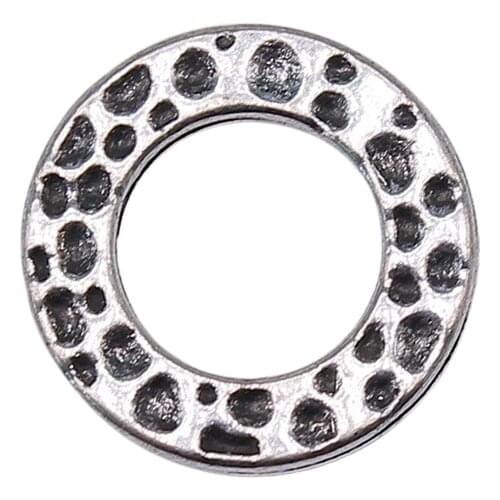 WYSIWYG 10pcs 15x15mm Point Circle Charm Pendants For Jewelry Making Point Circle Pendants Charm Point Circle