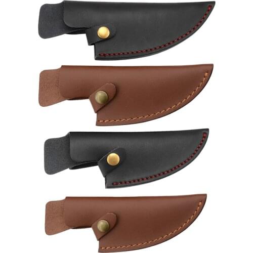 Xyj 5.5" 6" Inch Boning Knife Serbian Full Tang Slicing Cleaver Kitchen Knife Sheath Leather Sheath Cover Knife Protective Case