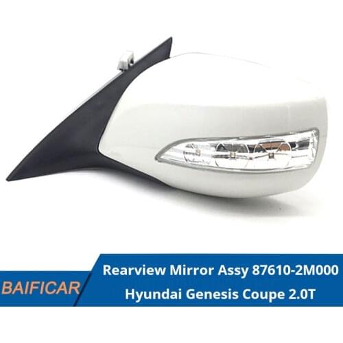 Baificar Brand New Genuine Rearview Mirror Assy OEM 87610-2M000,87620-2M000 For Hyundai Genesis Coupe 2.0T