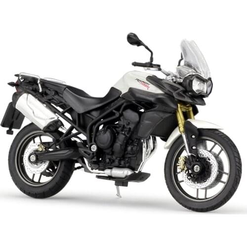 1:18 Welly TRIUMPH Tiger 800 Diecast Motorcycle Model For Kids Gifts Toy Collection Free Shipping
