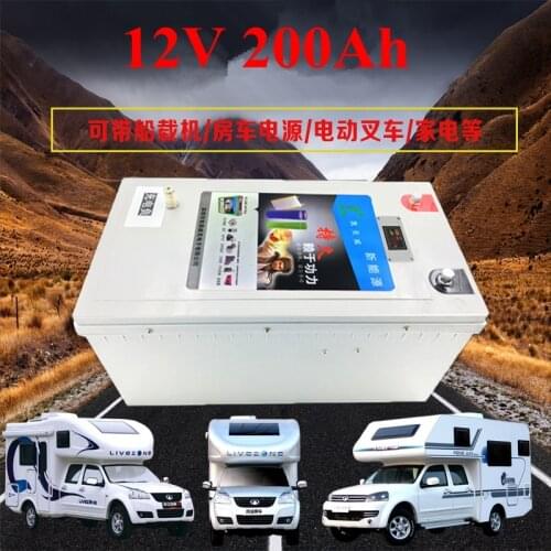 14.6v Lifepo4 12v 200ah Battery Pack Lithium for Motor Home Solar Panel RV Camping Caravan Solar System Golf Trolley+charger
