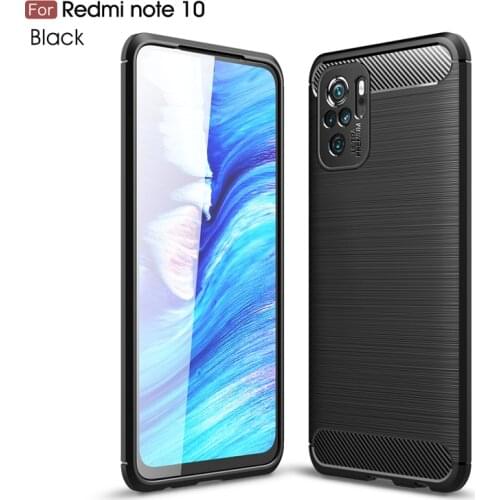 For Xiaomi Redmi Note 10 Case Silicone Shell Soft Fundas Rubber Protective Case For Redmi Note 10 Cover For Redmi Note 10 Pro 5G