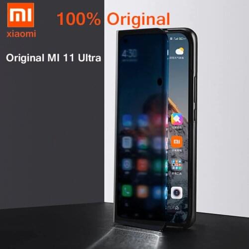 Xiaomi Mi 11 Ultra Case flip Cover For Mi 11 Ultra Luxury Flip Leather Xiaomi Mi 11 ultra Case smart view Cover Shell