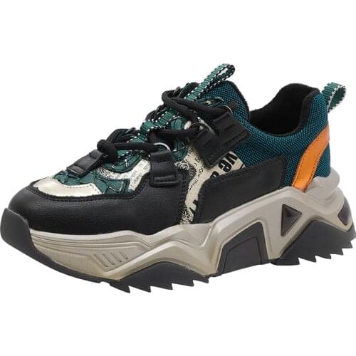 RASMEUP 2020 Winter Fashion Style Womens Mesh Breathable Platform Sneakers Warm Women Trainers Ladies Chunky Shoes Footwear