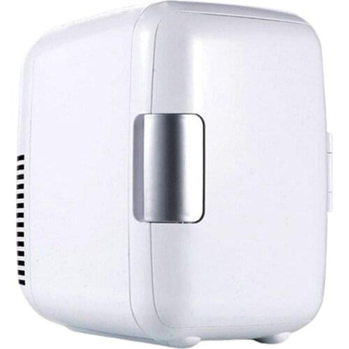 Cooler 4L Mini Car Fridge Travel Refrigerator Portable 12V AC/DC Powered Cool Heat And Warmer Home Office Freezer Car Skincare