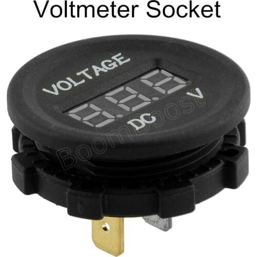 Best selling DC 12V LED Display Car Digital Voltmeter Electric Voltage Meter Monitor Socket for Automobile Motorcycle