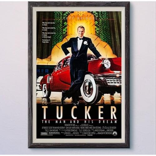 N565 TUCKER_ THE MAN AND HIS DREAM Vintage Classic Movie Wall Silk Cloth HD Poster Art Home Decoration Gift