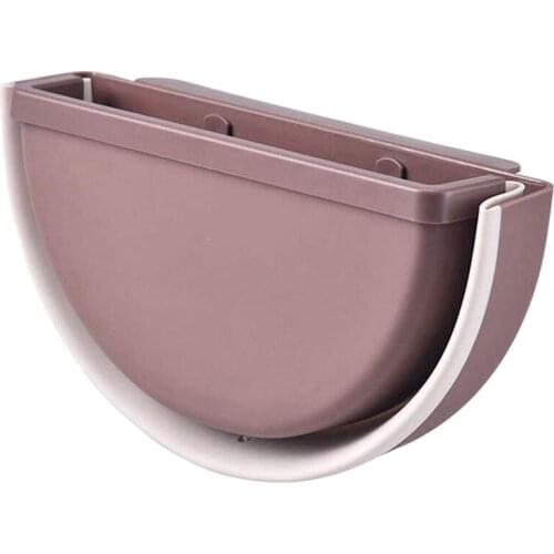 Wall-Mounted Foldable Trash Can Household Sorting Debris Bin Folding Basket Hanging Basket Car Cabinet 28X14.5X15Cm