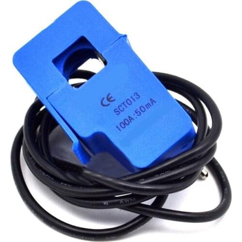 30A 50A 100A SCT013 Non-invasive AC Current Sensor Split Core Current Transformer New sct013000
