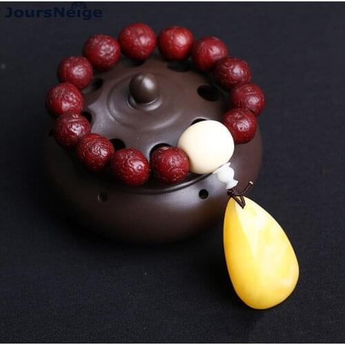 Wholesale Eyebrows Natural Bodhi Bracelets Bodhi Buddha beads With Water Drop Water Bracelet for Women Men Prayer Japa Jewelry