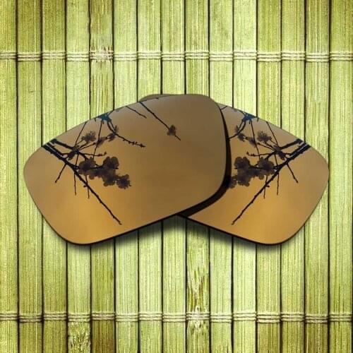 Polarized Replacement Lense For-Oakley Jury Sunglasses Frame True Color Mirrored Coating - Copper Color Options