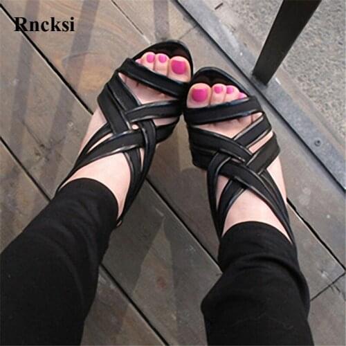 Rncksi Top Grade Fashionable Black 15CM Open Toe High Heel Shoes Platforms Sandals, Wedding Shoes, Sexy Party Heels Sandals