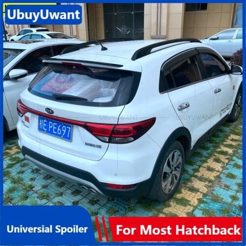 UBUYWANT Rear Roof Lip Spoiler For KIA KX CROSS 2017-2020 Hatchback Universal Spoiler ABS Plastic Car Tail Wing Decoration