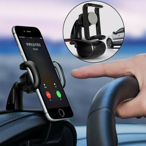 Universal Mobile Phone Accessorie Car Clip Phone Holder Rotatable GPS Dashboard Cell Phone Holder Mount Stand for Iphone Galaxy