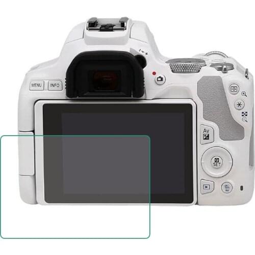 Tempered Glass Protector Guard for Canon EOS 200D Rebel SL2 / Kiss X9 Camera LCD Display Screen Cover Protective Film Protection