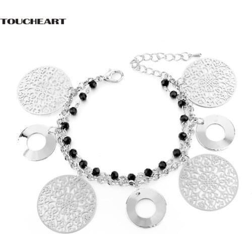 TOUCHEART Multi Layer Round Gold Adjustable Bracelets&Bangles For Women Crystal Jewelry Love Excellent Gifts Bracelet SBR160047