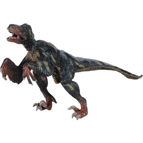 7’’ Simulation Dinosaur Figure Vivid Jurassic Animal Boutique Miniature Ornithomimus Toy Collection Glass Window Display
