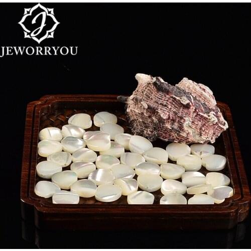 DIY white Natural stone beads 6 8 10mm tridacna shell loose beads for making jewelry fashion necklace pendant gift for friend