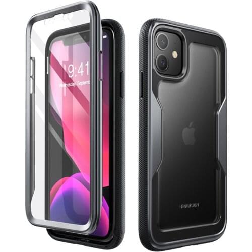 For iPhone 11 6.1 Case (2019 Release) I-BLASON Magma Full Body Bumper Heavy Duty Protection Case with Built-in Screen Protector