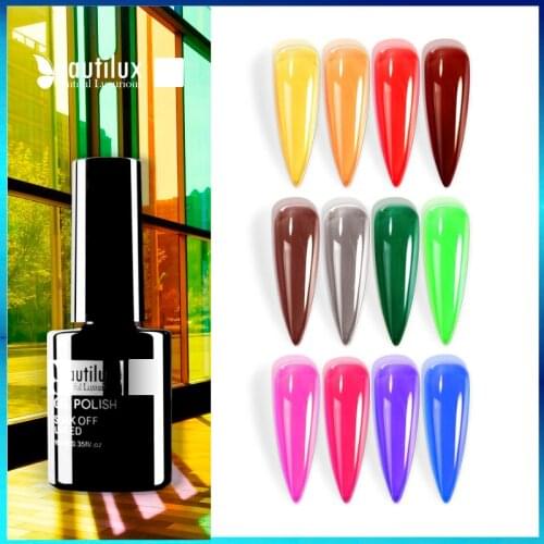 Beautilux Glaze Gel Polish Jelly Candy Pudding Stained Glass Amber Color Nail Gel Polish Semi Permanent Nails Art Varnish 10ml