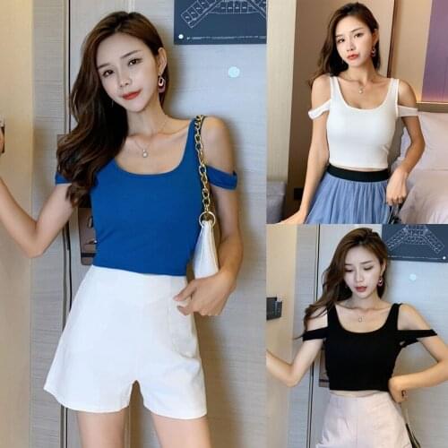 Hot kf-Womens Fake 2-Piece Vest Sexy Outerwear Without Steel Ring with Chest Pad Tops One Size