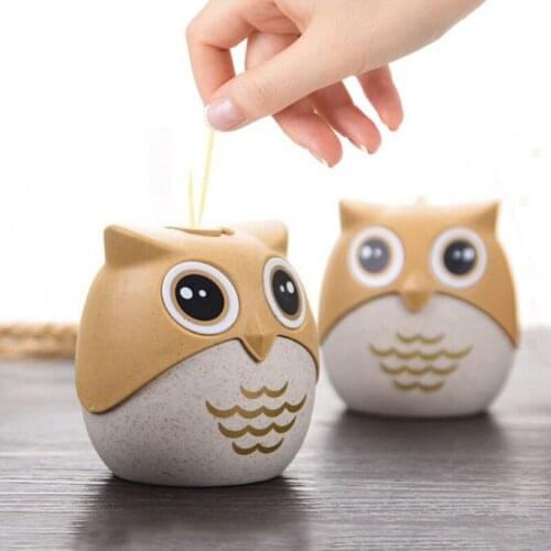 Cartoon Owl Shaped Toothpicks Holder Oval Toothpick Box Desk Decoration Kitchen Gadget Toothpick Storage Holder Accessories