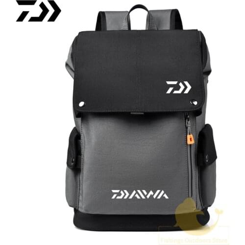 New Backpack Mens Oxford Cloth Waterproof Travel Computer Backpack Outdoor Sport Shoulder Bag USB Charging Fishing Bag